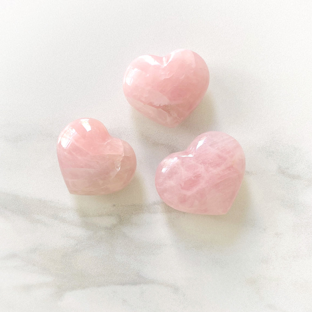 Rose Quartz Heart Small