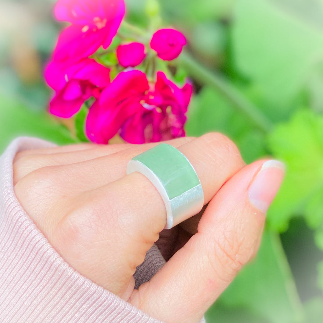 Stella Ring Silver - Aventurine