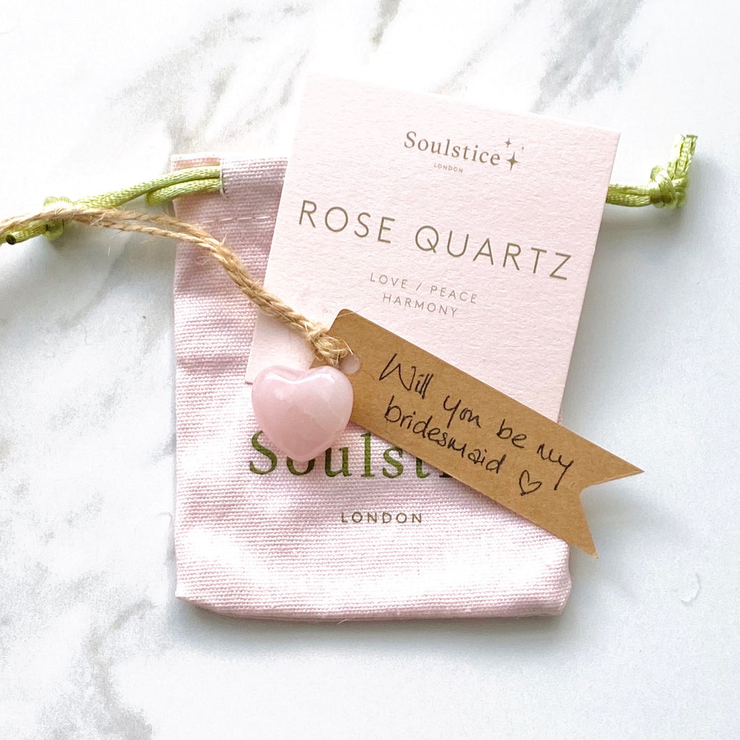 Will You Be My Bridesmaid Pouch (4 Crystal options)