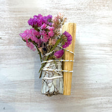 Load image into Gallery viewer, Sage Bundle with Palo Santo &amp; Selenite
