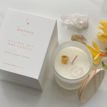 Load image into Gallery viewer, Soulstice Candle (Lemon, Ginger, Amber)
