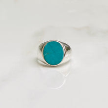 Load image into Gallery viewer, Turquoise Signet Ring
