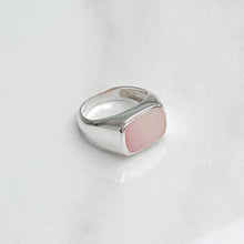 Load image into Gallery viewer, Pink Opal Signet Ring
