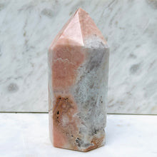 Load image into Gallery viewer, Pink Amethyst Druzy Tower Point
