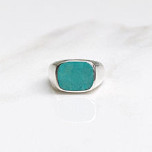 Load image into Gallery viewer, Turquoise Signet Ring

