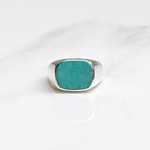 Turquoise Signet Ring