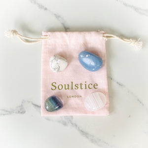 Calm and Balance Crystal Pouch