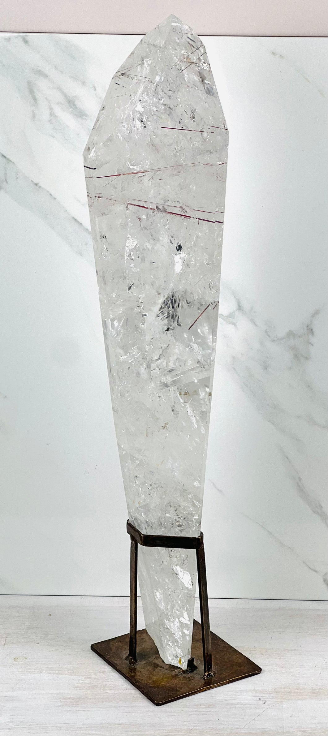 Quartz Rutilated Scultpure