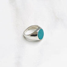 Load image into Gallery viewer, Turquoise Signet Ring
