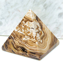 Load image into Gallery viewer, Root Beer Himalayan Calcite Pyramid
