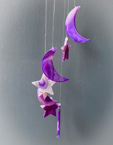 Agate Windchime (Purple)
