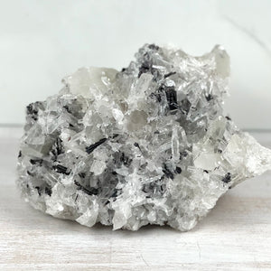 Clear Quartz & Tourmaline Cluster XL