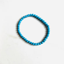 Load image into Gallery viewer, Turquoise Bead Bracelet (4mm &amp; 6mm bead)
