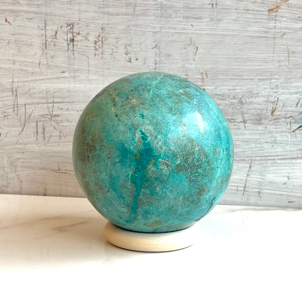 Chrysocolla Sphere